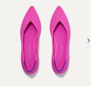 Rothy’s Dragon Fruit (Hot Pink) Point Flats- Sz 10